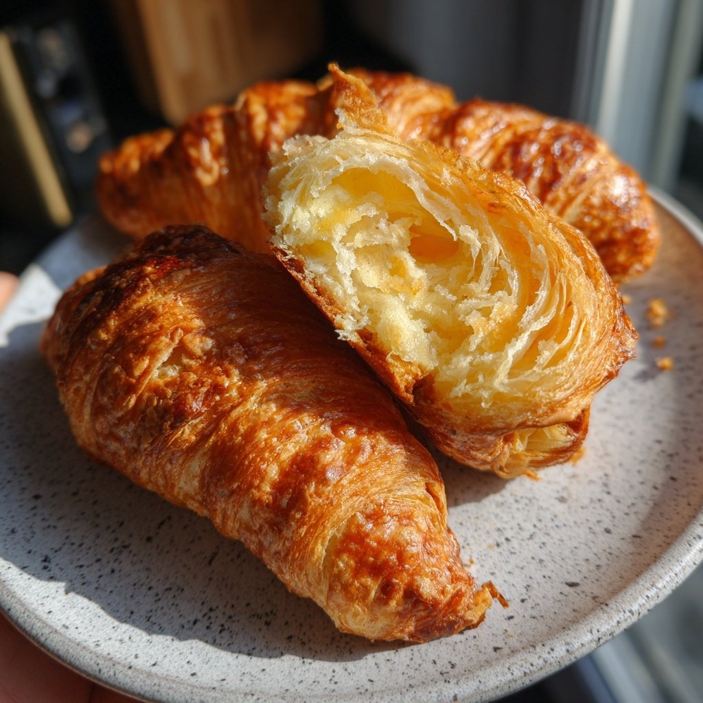 Flaky Butter Croissants