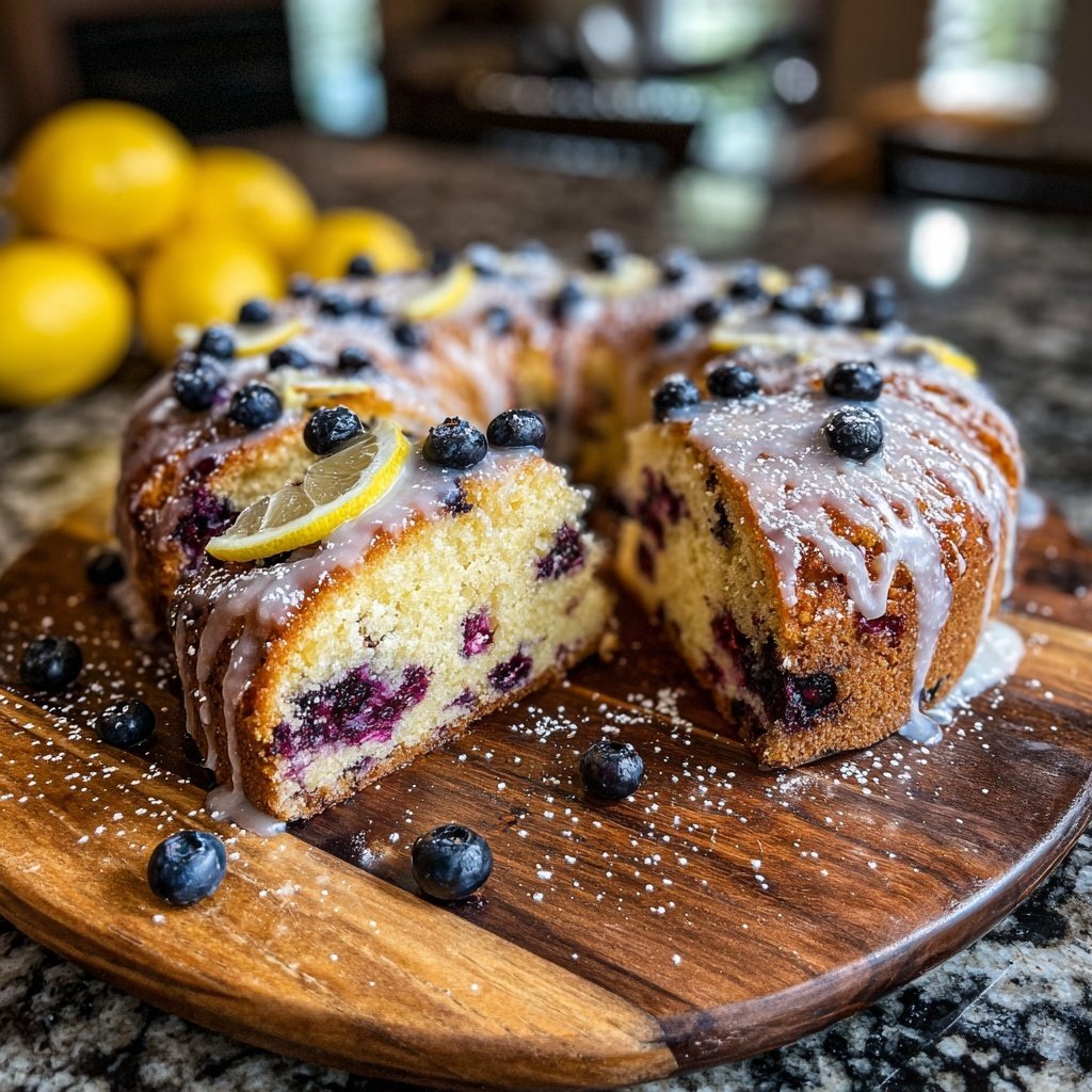 Lemon Blueberry Coffee Cake