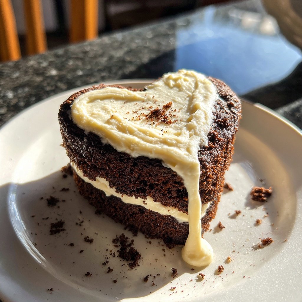 Mini Heart Cake with Lemon Pistachio Cream