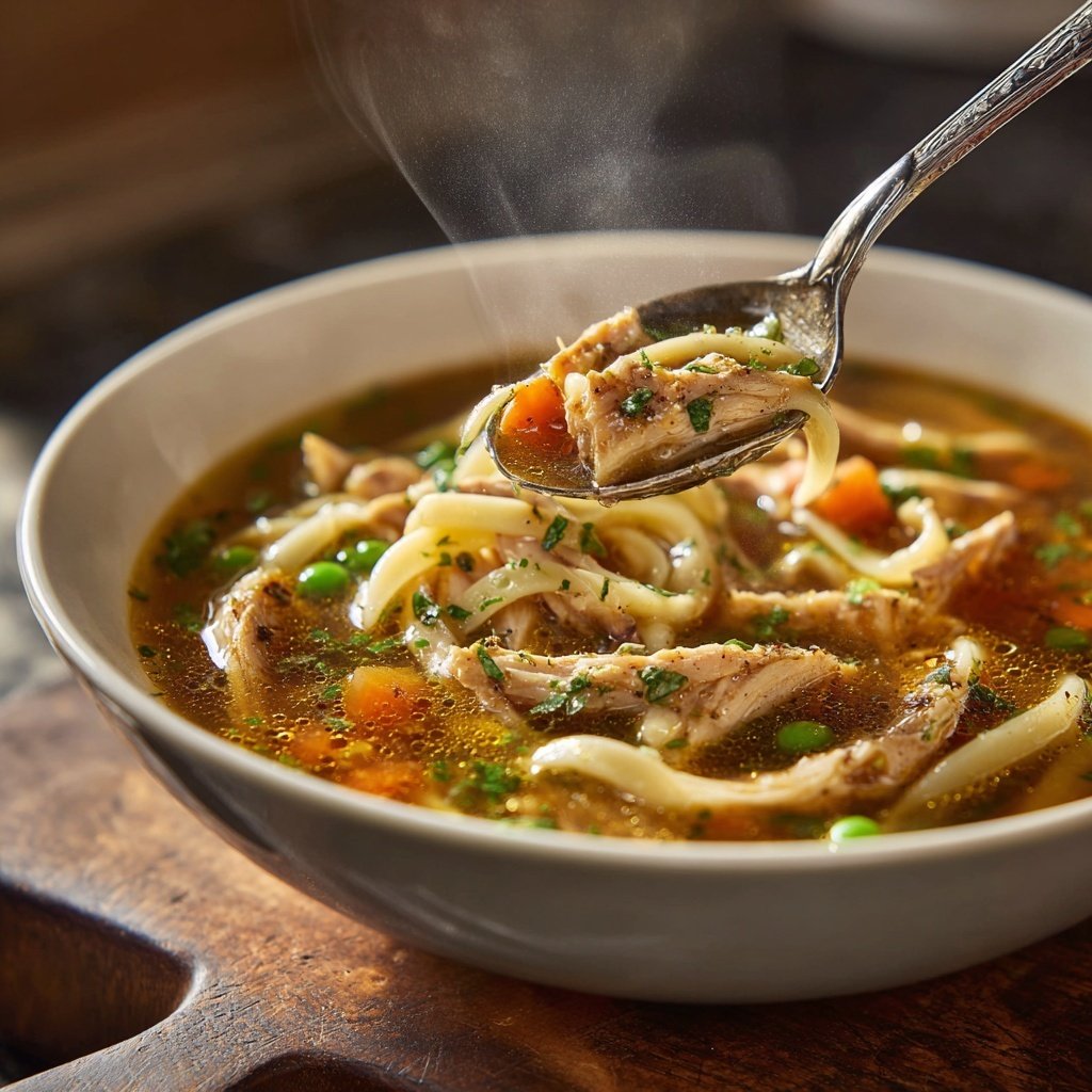 Spring Chicken Noodle Soup