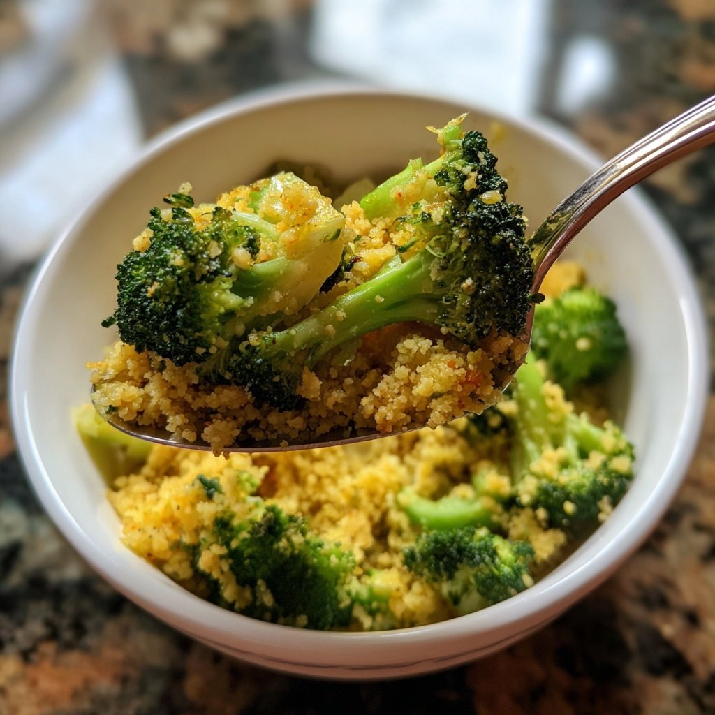Roasted Broccoli Lemon Couscous