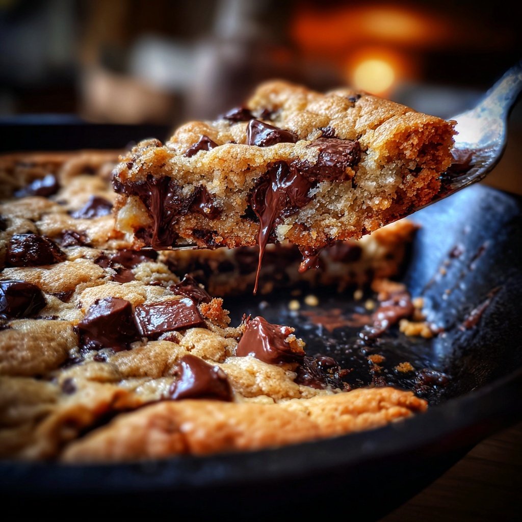 Chocolate Chip Skillet Cookie