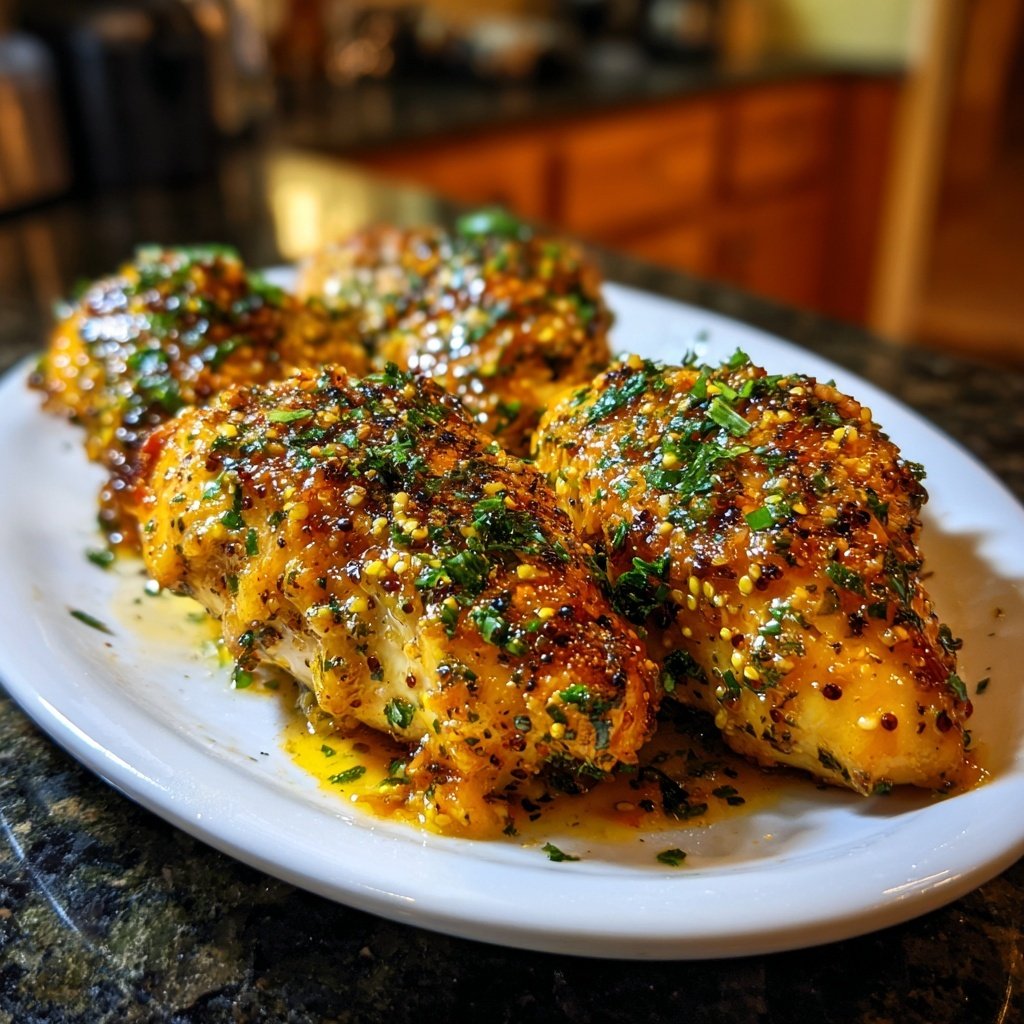 Baked Honey Mustard Chicken Breasts